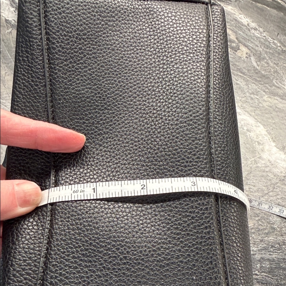 Coach 23 Lana Black Leather Handbag - Picture 9 of 10